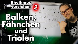 Noten lernen leicht gemacht Teil 3 Die RhythmusSchreibweise  Triolen erklärt [upl. by Combes929]