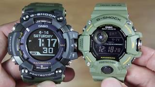 CASIO GSHOCK RANGEMAN GPRB10001B VS RANGEMAN GW94003 [upl. by Noonberg326]