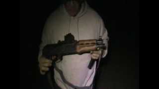 Zastava M92 PAP and Draco rifle brake test at night [upl. by Lerraf]