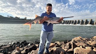 2024 SD paddlefish fishing [upl. by Warrick]