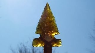 Making Glass Arrowheads HD [upl. by Sollars]