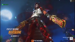 HeartBreaker Reaper Skin Showcase  Overwatch 2 Season 9 Gameplay [upl. by Enahs]