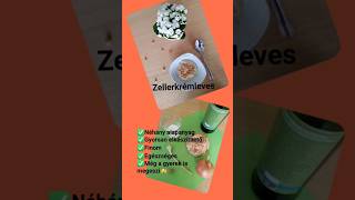 Zellerkrémleves leves zeller egészségeséletmód gyorsrecept [upl. by Daph636]