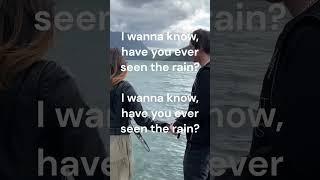 Have You Ever Seen the Rain Creedence Clearwater Revival Lyrics [upl. by Cerelia]