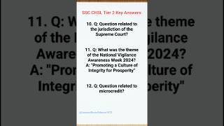 quotSSC CHSL 2024 Tier 2 Key Answersquot [upl. by Scully]