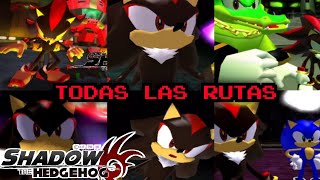 Resumiendo Todas Las Rutas De Shadow the Hedgehog [upl. by Ferde]