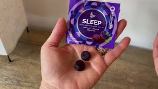 OLLY Sleep Gummy Occasional Sleep Support 3 mg Melatonin L Theanine Chamomile Lemon Balm [upl. by Peper]