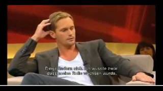 Alexander Skarsgard interview on German TV Show part 1 [upl. by Dnumyar]