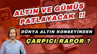 ALTIN VE GÃœMÃœÅž PATLAYACAK  DÃœNYA ALTIN KONSEYÄ°NDEN Ã‡OK Ã‡ARPICI RAPOR [upl. by Cowie]