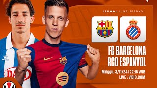 🔴Barcelona vs Espanyol⚪️ LaLiga🇪🇸  Matchday 12 ⚽️ Estadi Olimpic🏟 [upl. by Kaja]