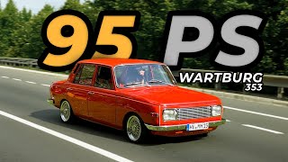 Ostblock MV  95 PS im WARTBURG 353  Wir fahren Mikes rote Rakete 🚀 [upl. by Stefano325]