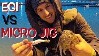 Prima Seppia a EGING e Primo Pesce con MICROJIG del 2019 Pesca con artificiali in mare [upl. by Dugald]