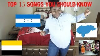 15 SONGS EVERY HONDURANGARIFUNA SHOULD KNOW [upl. by Roban408]