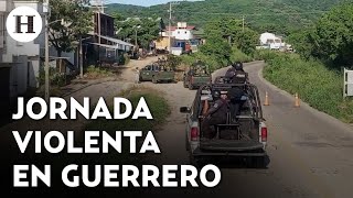 ¡Ola de violencia en Guerrero 16 fallecidos tras ataque de hombres armados en Tecpan de Galeana [upl. by Trude364]