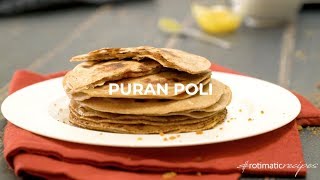 Rotimatic Recipes Puran Poli [upl. by Kennie401]