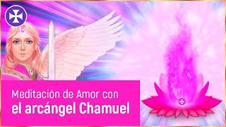 Meditación de Amor con el arcángel Chamuel  Rayo Rosa [upl. by Edaw]