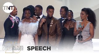 Black Panther Award Acceptance Speech  25th Annual SAG Awards  TNT [upl. by Pauli]