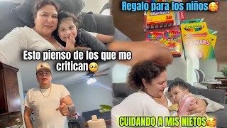 CUIDANDO A MI NIETO🥰OPINIÓN DE LOS QUE ME CRITICAN🤯 [upl. by Kal364]