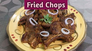 Fried Beef Chops Recipe By Treats Fusion [upl. by Brena]