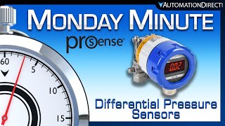 ProSense Pressure Sensors Monday Minute at AutomationDirect [upl. by Teirrah]