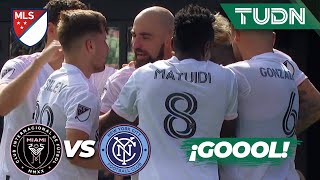 ¡Caos en el área ¡Figal lo empata  Inter Miami 11 New York City  Liga MLS 2021  TUDN [upl. by Kohcztiy]