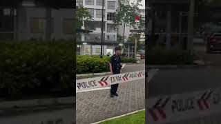 Man arrested over death of 41yearold man found unconscious at HDB void deck in Clementi [upl. by Dnumyar]