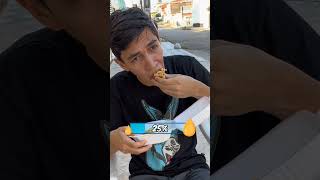 Coxinhas de 1 a 100 food pobre challenge shorts [upl. by Dammahom116]