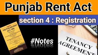 Registration of Tenancy Agreement section 4 Rent Act [upl. by Ecydnak608]