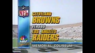 1992 Week 3  Browns vs Raiders [upl. by Ash36]