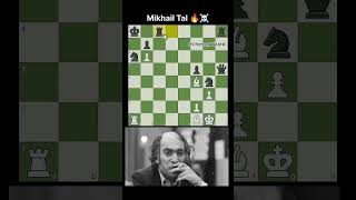 Mikhail tal brilliancy☠️ magnuscarlsen chess gmhikaru gothamchess levyrozman brilliant [upl. by Llerehc607]