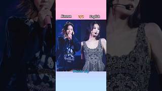 Jennie Whistle rap battleKorean vs Englishjennieshortswhistlerapblackpink [upl. by Nodnahs]