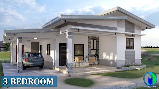 3 Bedroom House Design  Simple House Design  Small House Design [upl. by Niak294]