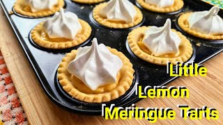 Little Lemon Meringue Tarts🍋 [upl. by Anewor594]