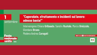 “Caporalato sfruttamento e incidenti sul lavoro adesso basta” [upl. by Longtin]