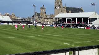 Fraserburgh FC v Brechin City Teams out  Bellslea Park Saturday 6 April 2024 [upl. by Aehsat186]