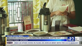 Belhaven community celebrates National Coffee Day [upl. by Zysk]