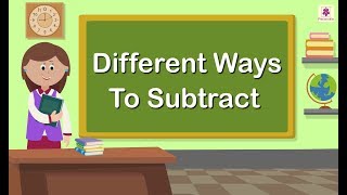 Different Ways To Subtract  Mathematics Grade 1  Periwinkle [upl. by Eseret]