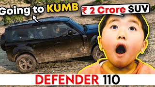 Going to KUMB ka Mela in Land Rover Defender 110  Forza Horizon 5 [upl. by Garvin]