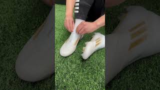 Adidas F50 Elite laceless FG Day Spark soccercleats soccer footballboots yamal [upl. by Lyrad]