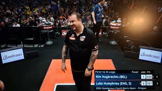 One by Kim Huybrechts  Czech Darts Open European Tour 13 [upl. by Hal]