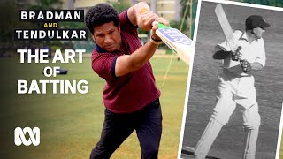 The Art of Batting featuring Sir Don Bradman and Sachin Tendulkar  ABC Australia [upl. by Dearr]