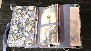 Craft With Me Journal Making Moon Fairy FolioLapbook Journal Part 2 [upl. by Henricks]