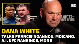 Dana White Francis Ngannou Was Offered More Money To Stay In UFC Than Boxing  MMA Fighting [upl. by Yllor251]