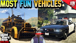 Top 10 Most Fun Vehicles In GTA Online [upl. by Llehsor998]