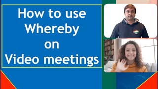 How to use Whereby for the Video meetings and conferencing [upl. by Ahsirtap]