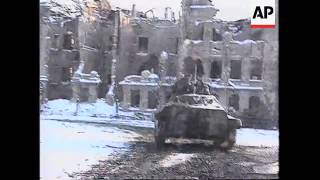 RUSSIA CHECHNYA BATTLE FOR GROZNY INTENSIFIES [upl. by Heywood]