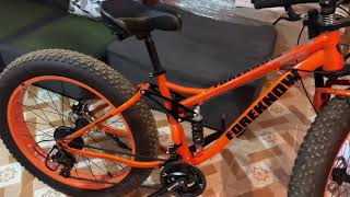 Foreknow Fat Tire Mountain Bike [upl. by Yroj]