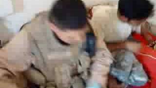 Part 1 Navy Corpsmen removes Iraqi boy Infected thumbnail [upl. by Camm542]