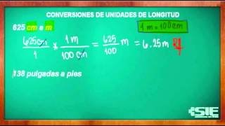 Conversiones De Unidades De Longitud En Un Mismo Sistema [upl. by Sidoon]