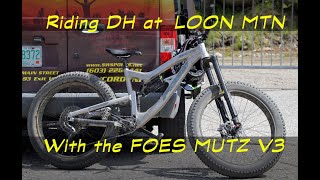 Downhill Fat Biking on the Foes Mutz at Loon Mountain in NH [upl. by Bride]